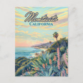 Montecito California Santa Barbara Coastline Briefkaart (Voorkant)