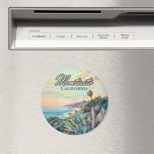 Montecito California Santa Barbara Coastline Magneet (Insitu (Vaatwasser))