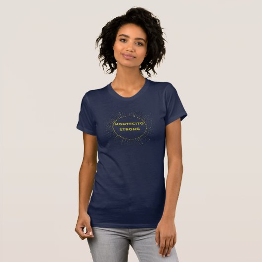 MONTECITO STRONG-T-shirt T-shirt (Voorkant volledig)