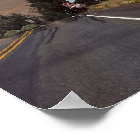 Monteer Adams en windturbines, Oregon Poster (Hoek)