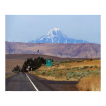 Monteer Adams en windturbines, Oregon