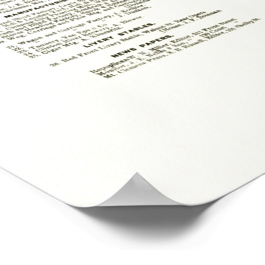 Monteer Clemens, MI Panoramic Map - 1882 Poster (Hoek)