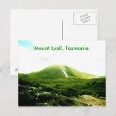 Monteer Lyall, Tasmania. Briefkaart (Voorkant / Achterkant)