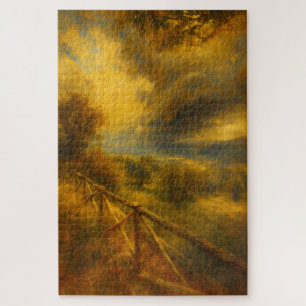 Montefalco Italië Turner-stijl kunstpuzzel Legpuzzel