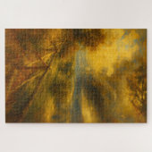 Montefalco Italy Turner Style Art Puzzle Legpuzzel (Horizontaal)