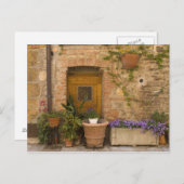 Montefollonico, Val d'Orcia, provincie Siena, 2 Briefkaart (Voorkant / Achterkant)