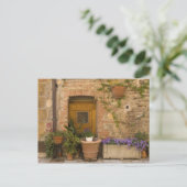 Montefollonico, Val d'Orcia, provincie Siena, 2 Briefkaart (Staand voorkant)