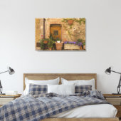Montefollonico, Val d'Orcia, provincie Siena, 2 Canvas Afdruk (Insitu (Slaapkamer))