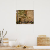 Montefollonico, Val d'Orcia, provincie Siena, Poster (Keuken)