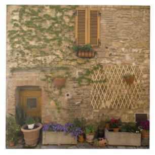 Montefollonico, Val d'Orcia, provincie Siena, Tegeltje