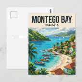 Montego Bay Jamaica Briefkaart (Voorkant / Achterkant)