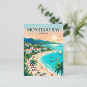 Montego Bay Jamaica Briefkaart (Staand voorkant)