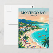 Montego Bay Jamaica Briefkaart (Voorkant / Achterkant)