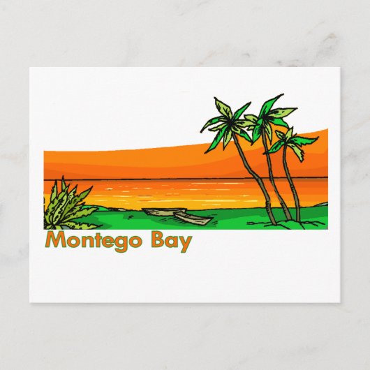 Montego Bay, Jamaica Briefkaart (Voorkant)