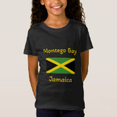 Montego Bay Jamaica - Jamaicaanse vlag T-Shirt (Voorkant)