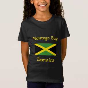 Montego Bay Jamaica - Jamaicaanse vlag T-Shirt