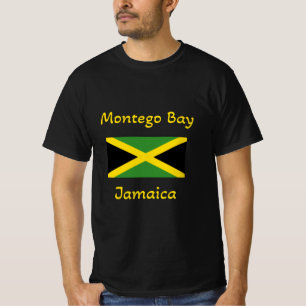 Montego Bay Jamaica - Jamaicaanse vlag T-Shirt