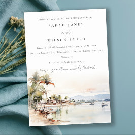 Montego Bay Jamaica Landschap Paren Douche Kaart