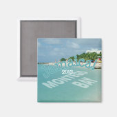 Montego Bay Jamaica Reisfoto Souvenir Magnet (Voorkant / Achterkant)