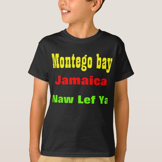 Montego Bay,Jamaica T-shirt (Voorkant)