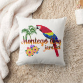 Montego Bay Jamaica Tropical Parrot Kussen (Deken)