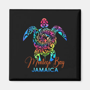 Montego Bay Jamaica Zee Schildpad Familie Vakantie Magneet