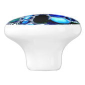 Montego Blues Mosaic Keramische Knop (Zijkant)