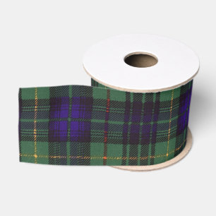 Monteith clan Pset Scottish kilt tartan Grosgrain Lint