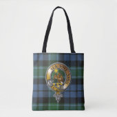 Monteith Tartan & Badge Tote Bag (Voorkant)
