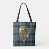 Monteith Tartan & Badge Tote Bag (Achterkant)