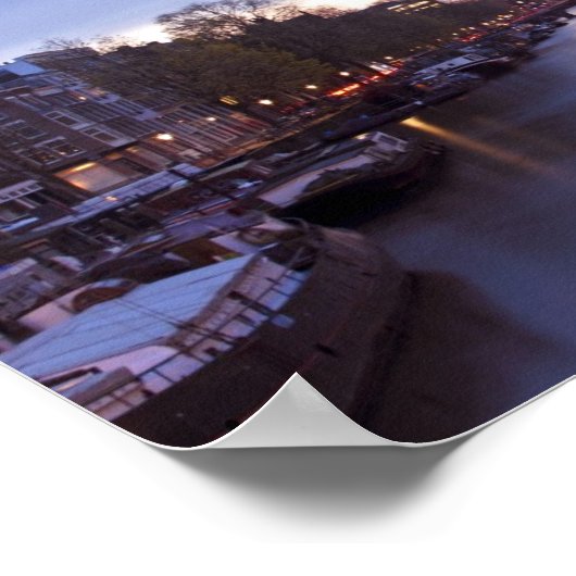 Montelbaan-toren in Amsterdam, Nederland Poster (Hoek)