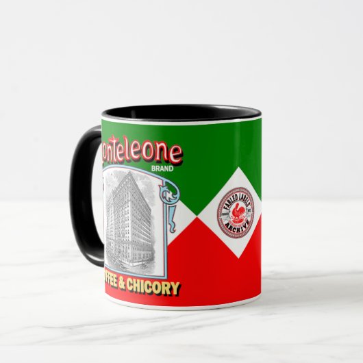 Monteleone Koffie en cichorei Mok (Voorkant links)