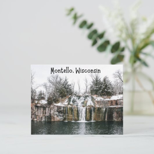 Montello Wisconsin Souvenir Briefkaart (Staand voorkant)