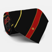 Montenegrijnse stripvlag stropdas (Opgerold)