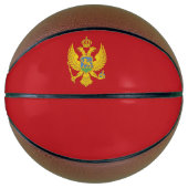 Montenegrijnse vlag basketbal (Voorkant)