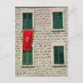 Montenegrijnse vlag briefkaart (Voorkant)