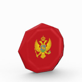 Montenegrijnse vlag fotoblokken