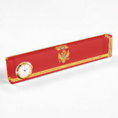 Montenegrijnse vlag naambordje
