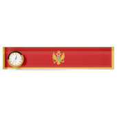 Montenegrijnse vlag naambordje (Voorkant)
