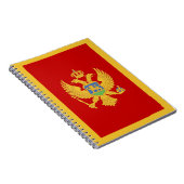 Montenegrijnse vlag notitieboek (Rechterzijde)
