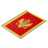 Montenegrijnse vlag notitieboek (Linkerzijde)