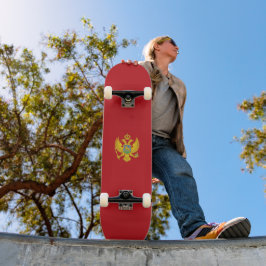 Montenegrijnse vlag persoonlijk skateboard