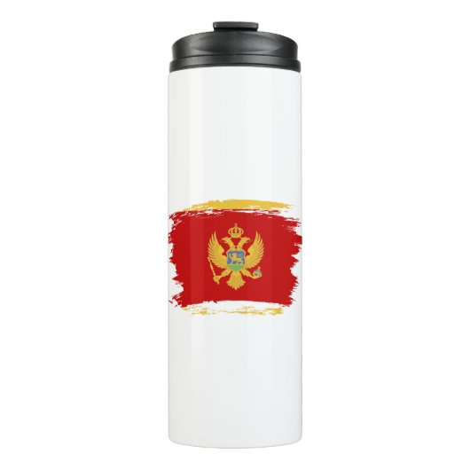 Montenegrijnse vlag thermosbeker (Voorkant)