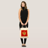 Montenegrijnse vlag tote bag (Voorkant (model))