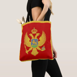 Montenegrijnse vlag tote bag