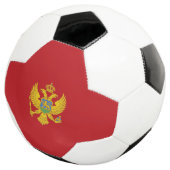 Montenegrijnse vlag voetbal (Drie kwart)