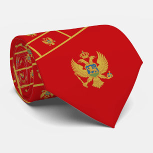 Montenegrijnse Vlag & Wapen, Montenegro Stropdas