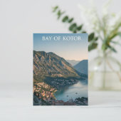 Montenegro Baai van Kotor Reizen Briefkaart (Staand voorkant)