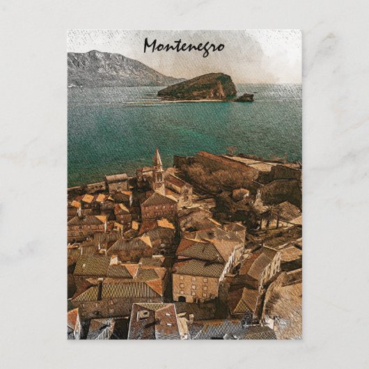  Montenegro Balkanreizen Briefkaart (Voorkant)