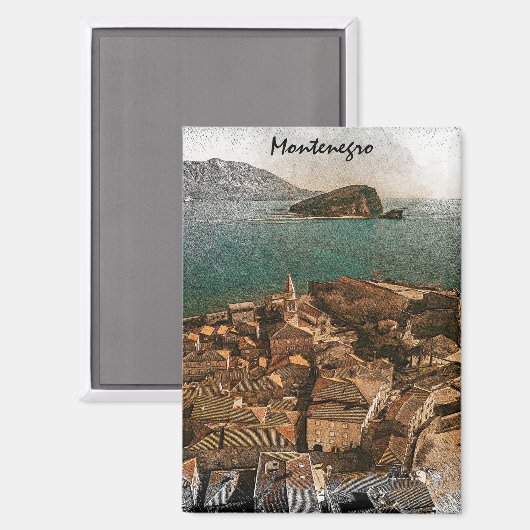  Montenegro Balkanreizen Magneet (Voorkant / Achterkant)